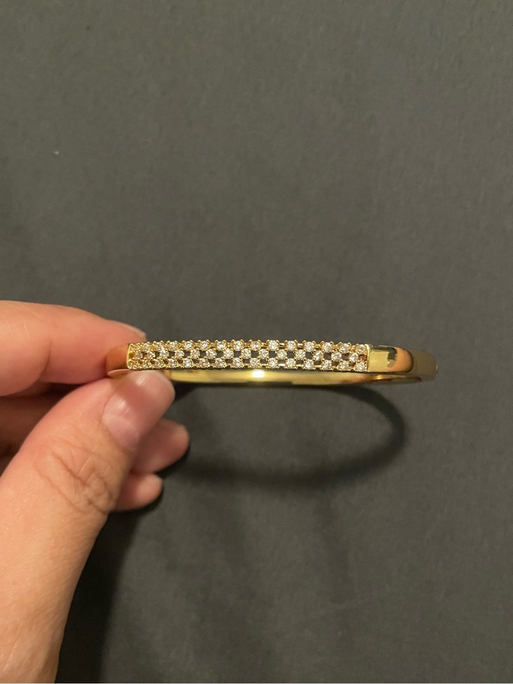 New - 14k gold plated bangle